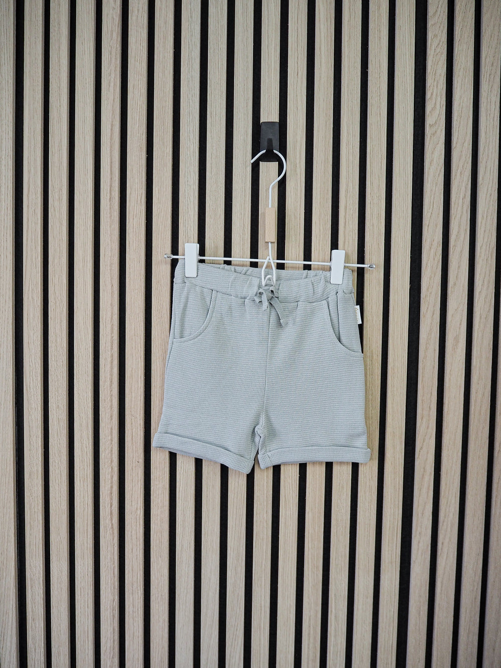 Shorts Waffeloptik mint